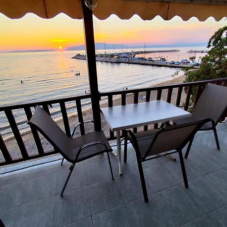 Beachfront Apartment Thassos Skála Kallirákhis Kültér fotó