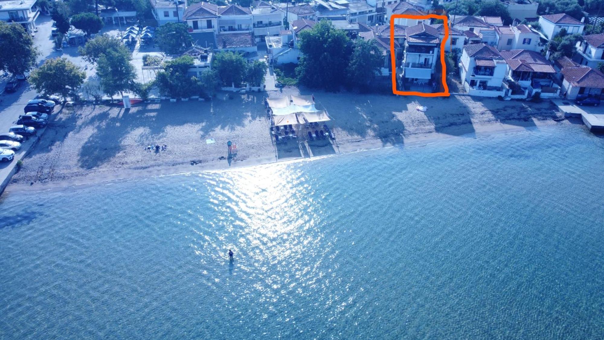 Beachfront Apartment Thassos Skála Kallirákhis Kültér fotó