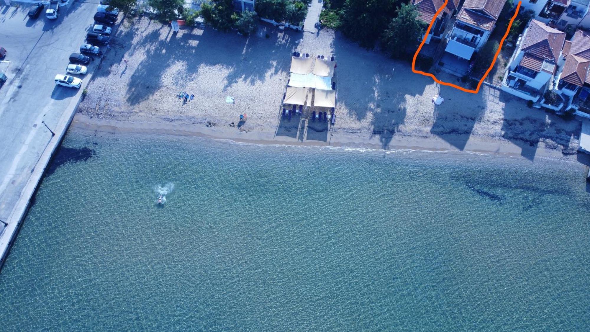 Beachfront Apartment Thassos Skála Kallirákhis Kültér fotó