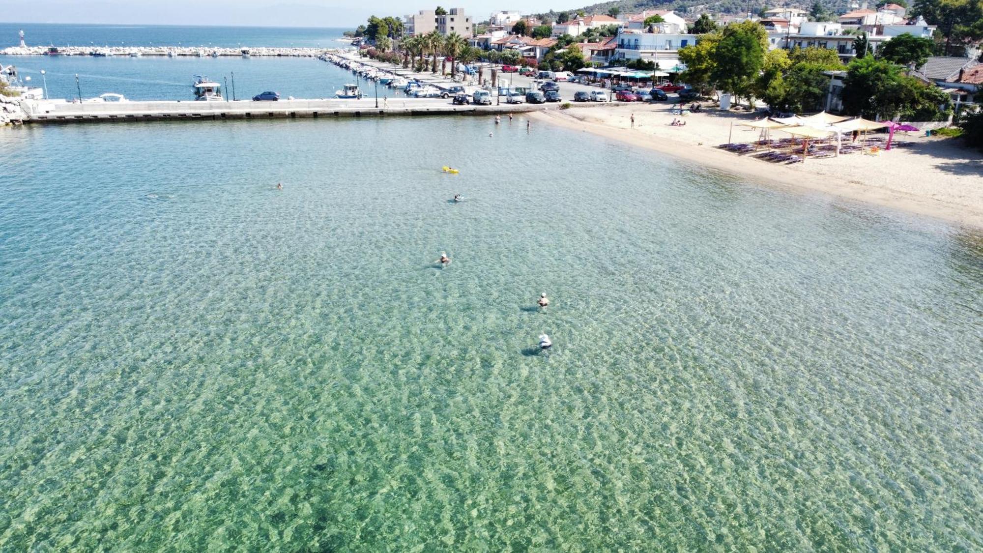 Beachfront Apartment Thassos Skála Kallirákhis Kültér fotó
