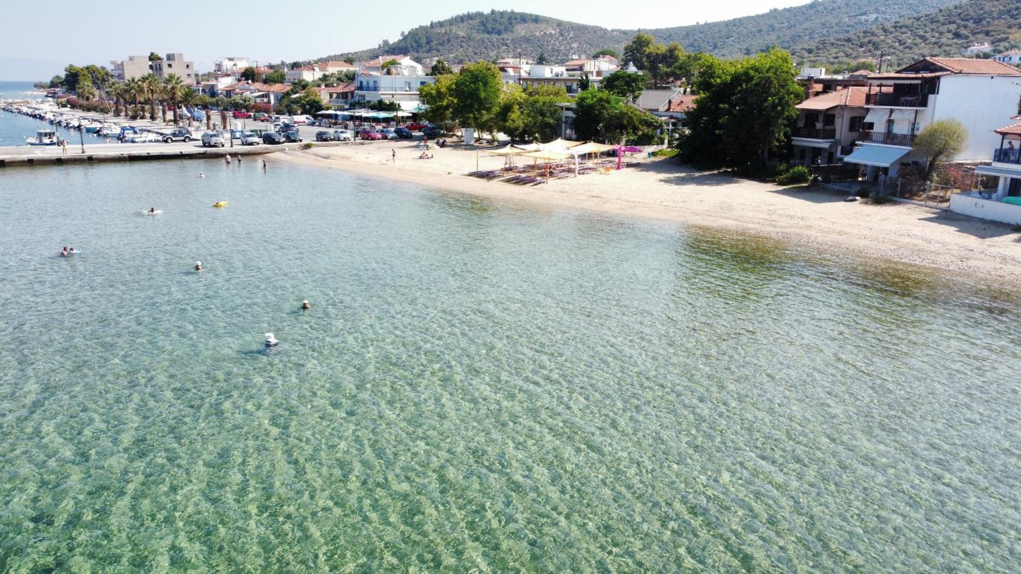 Beachfront Apartment Thassos Skála Kallirákhis Kültér fotó