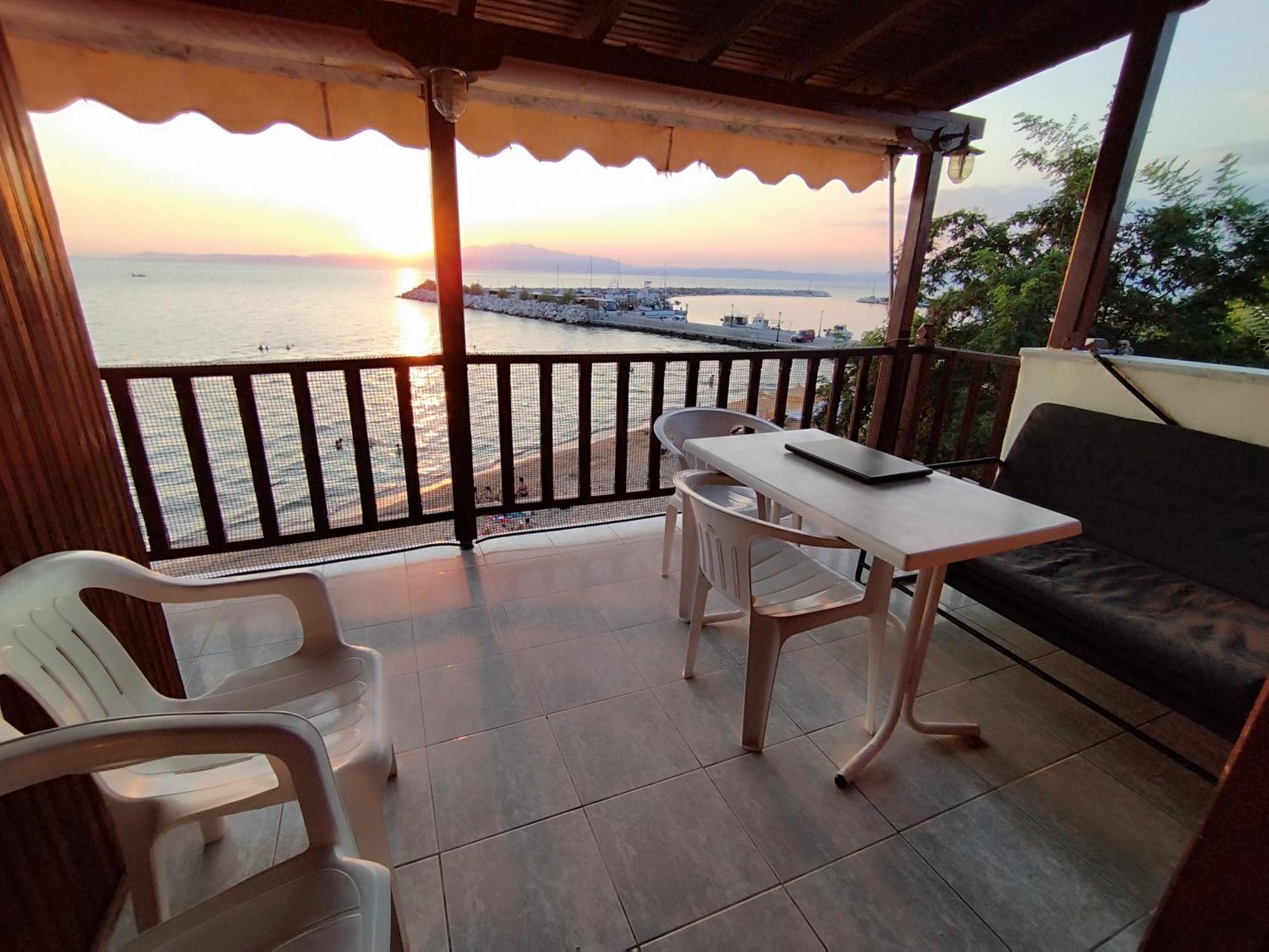 Beachfront Apartment Thassos Skála Kallirákhis Kültér fotó