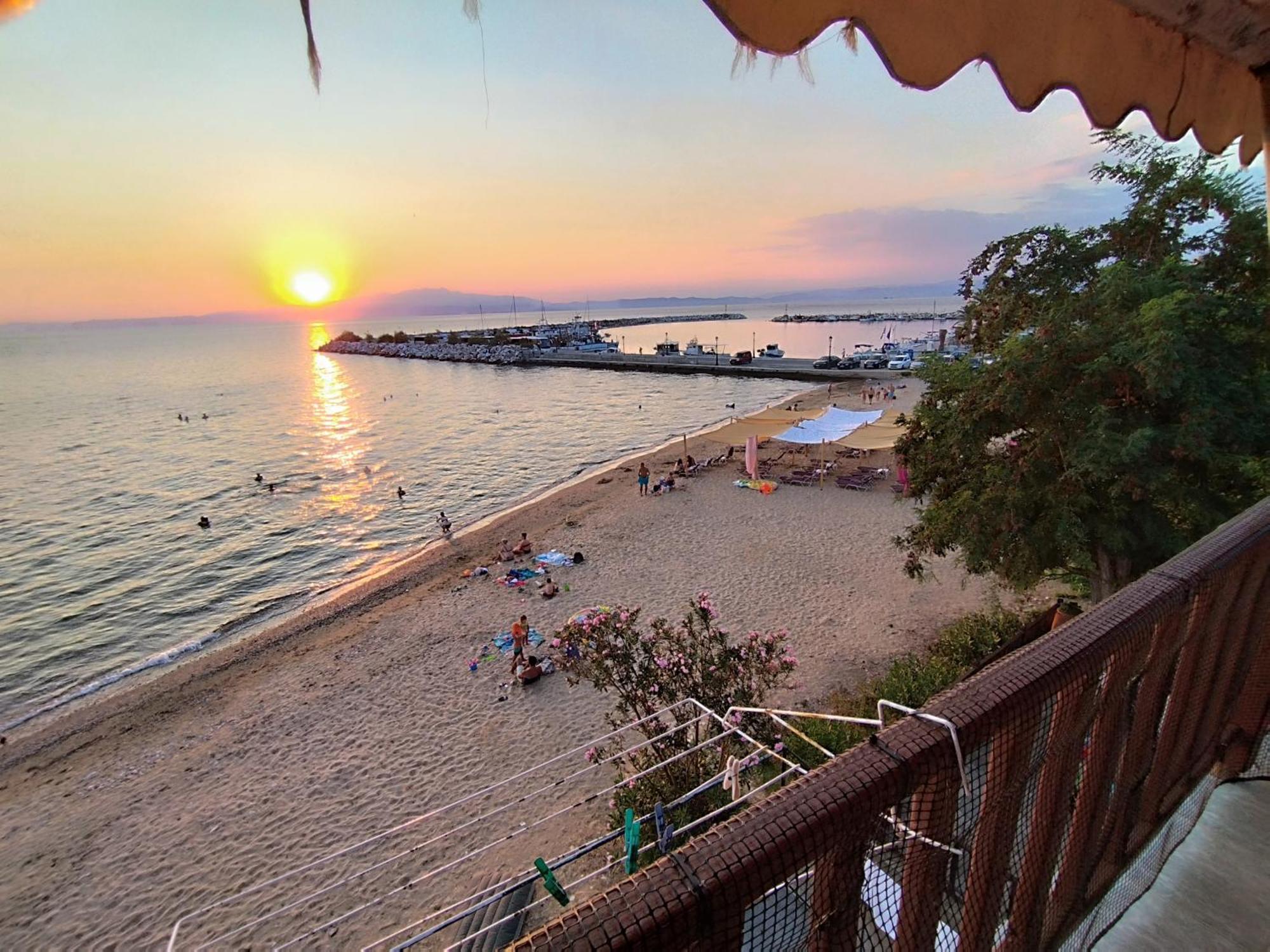 Beachfront Apartment Thassos Skála Kallirákhis Kültér fotó