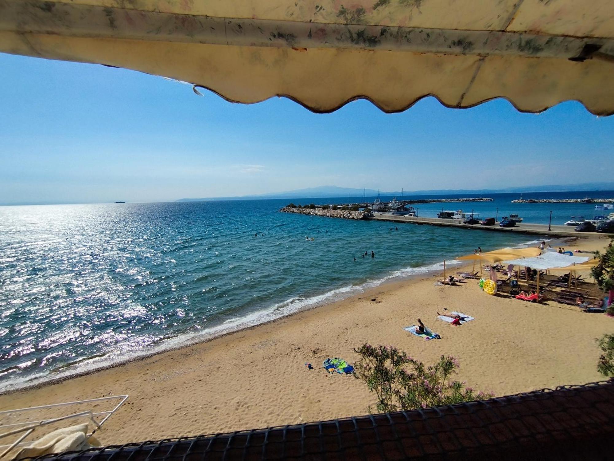 Beachfront Apartment Thassos Skála Kallirákhis Kültér fotó