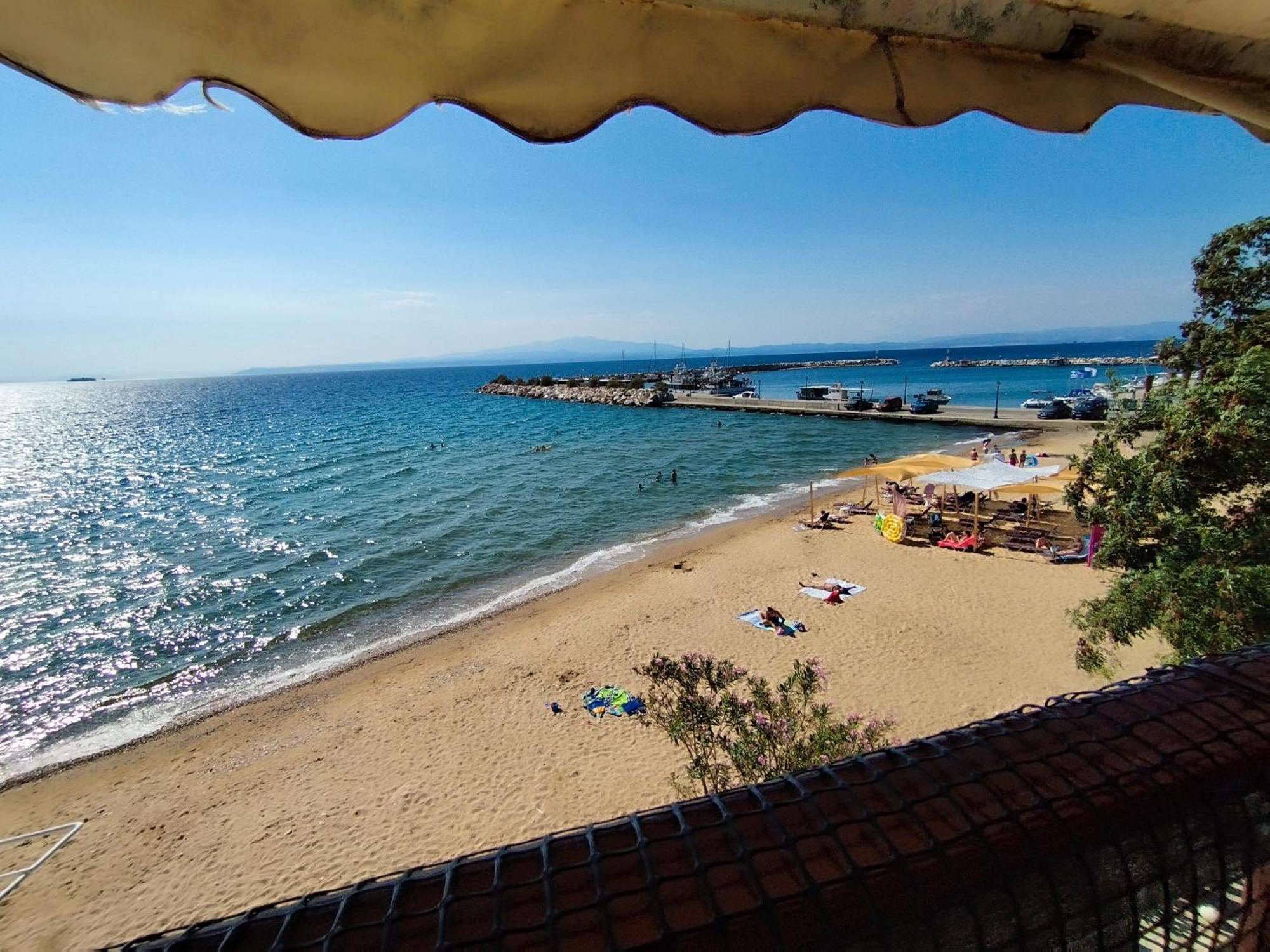 Beachfront Apartment Thassos Skála Kallirákhis Kültér fotó