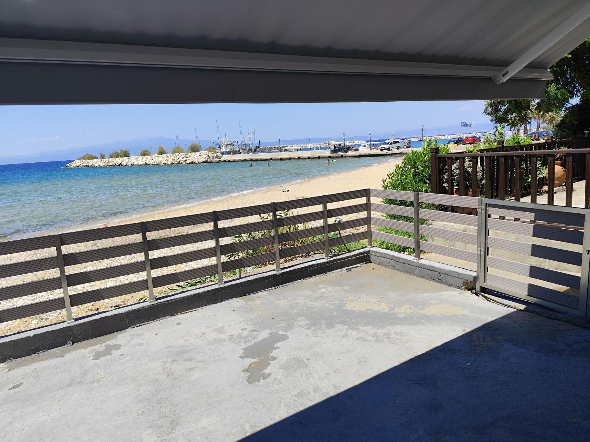Beachfront Apartment Thassos Skála Kallirákhis Kültér fotó
