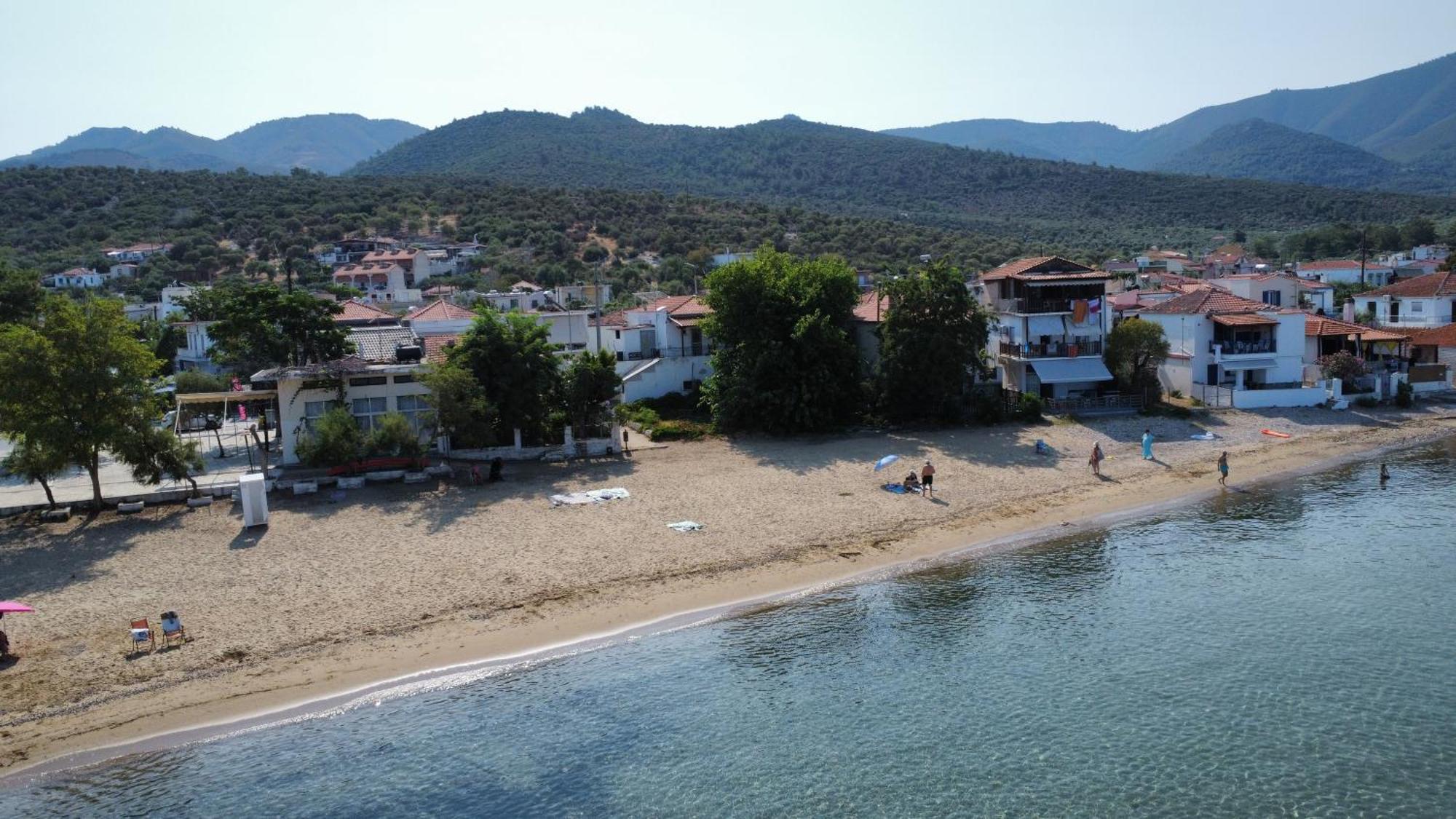 Beachfront Apartment Thassos Skála Kallirákhis Kültér fotó