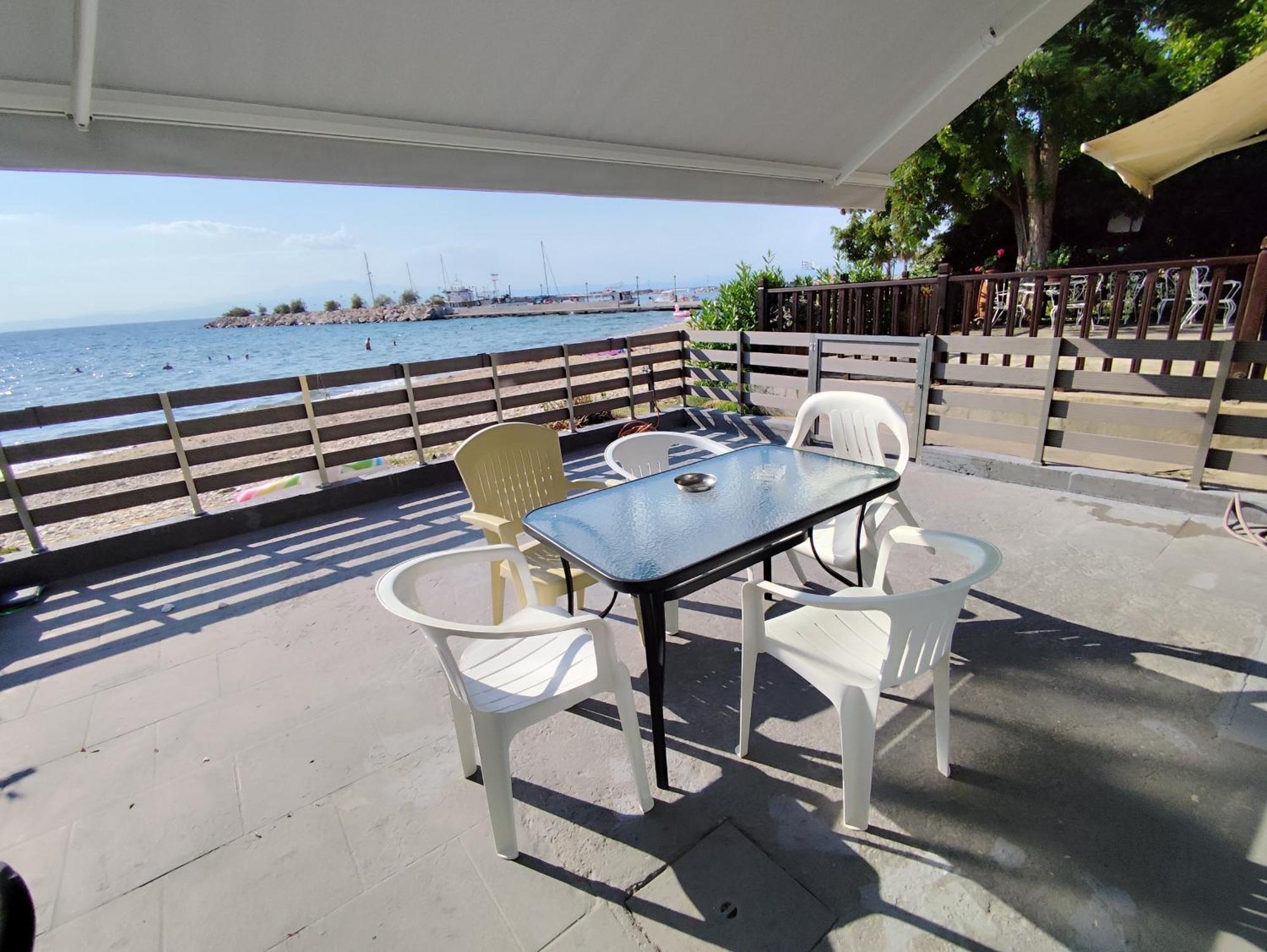 Beachfront Apartment Thassos Skála Kallirákhis Kültér fotó