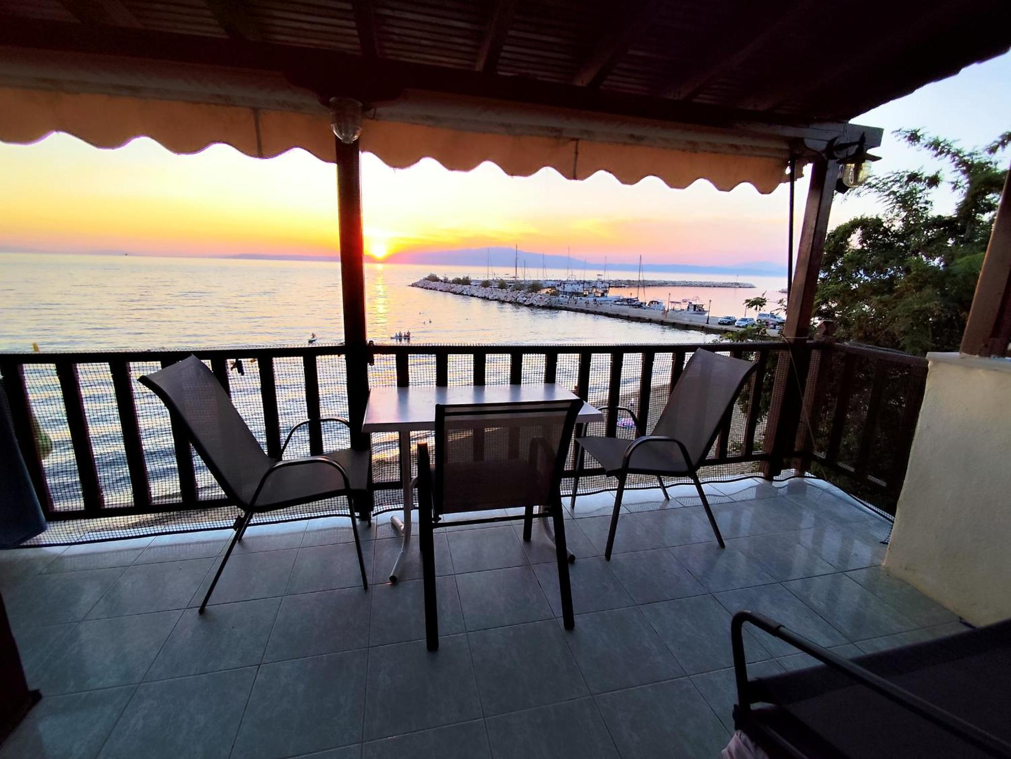 Beachfront Apartment Thassos Skála Kallirákhis Kültér fotó