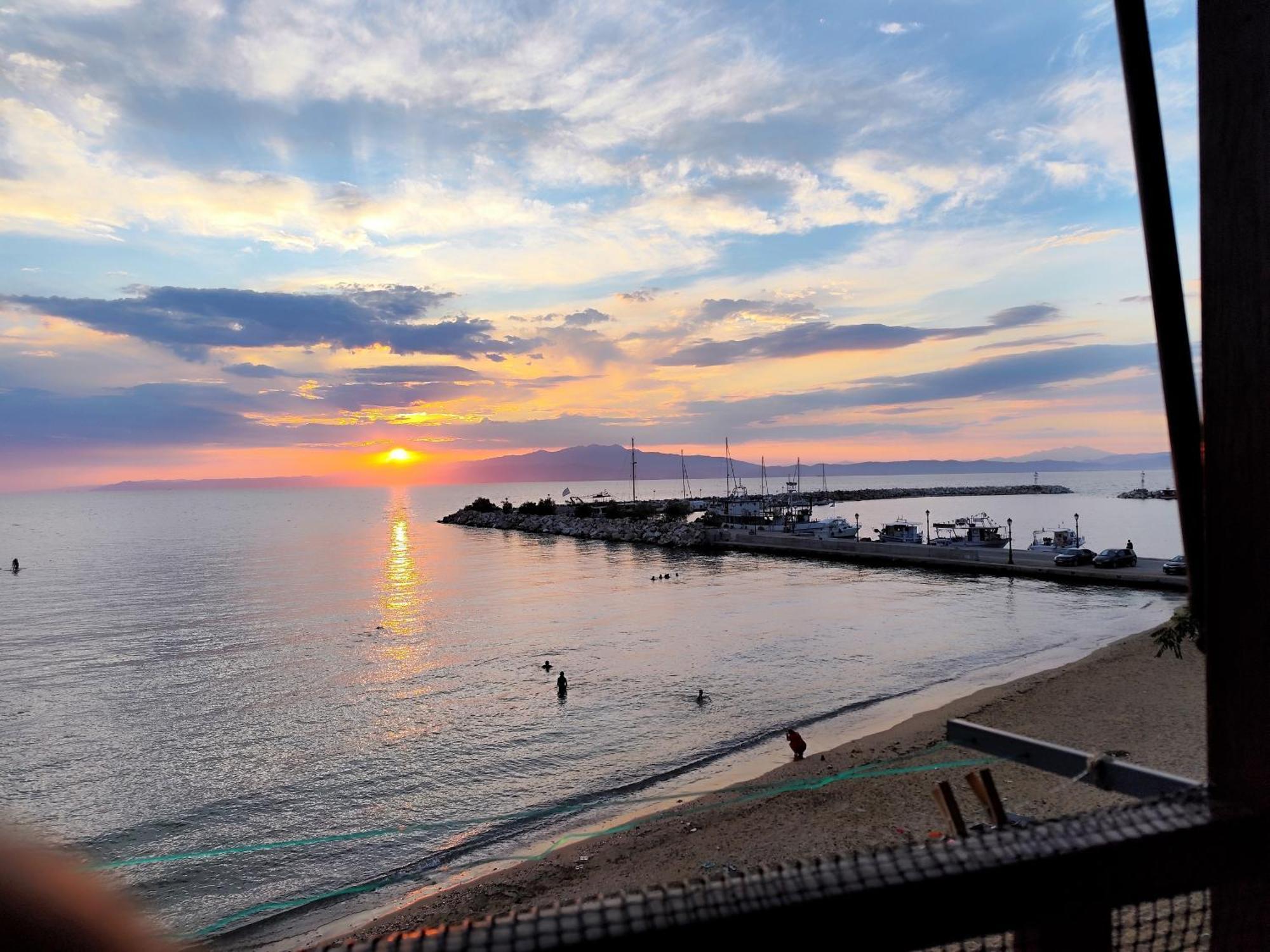 Beachfront Apartment Thassos Skála Kallirákhis Kültér fotó