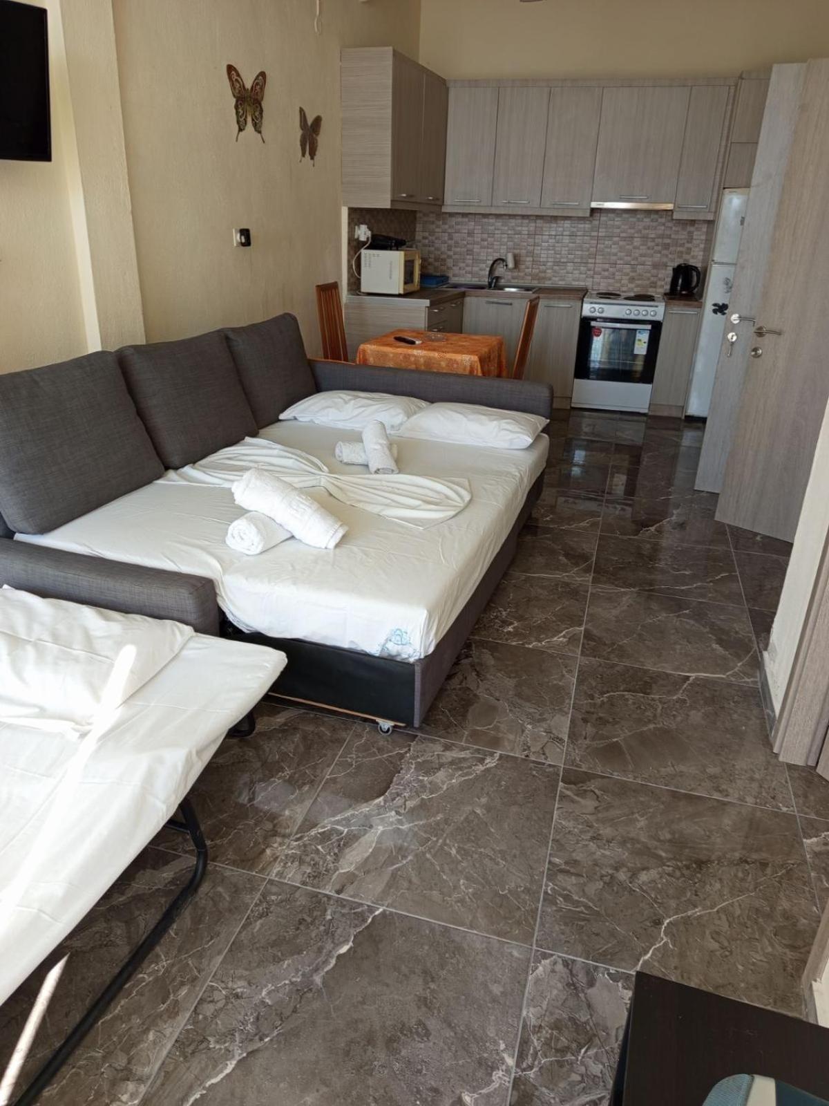 Beachfront Apartment Thassos Skála Kallirákhis Kültér fotó