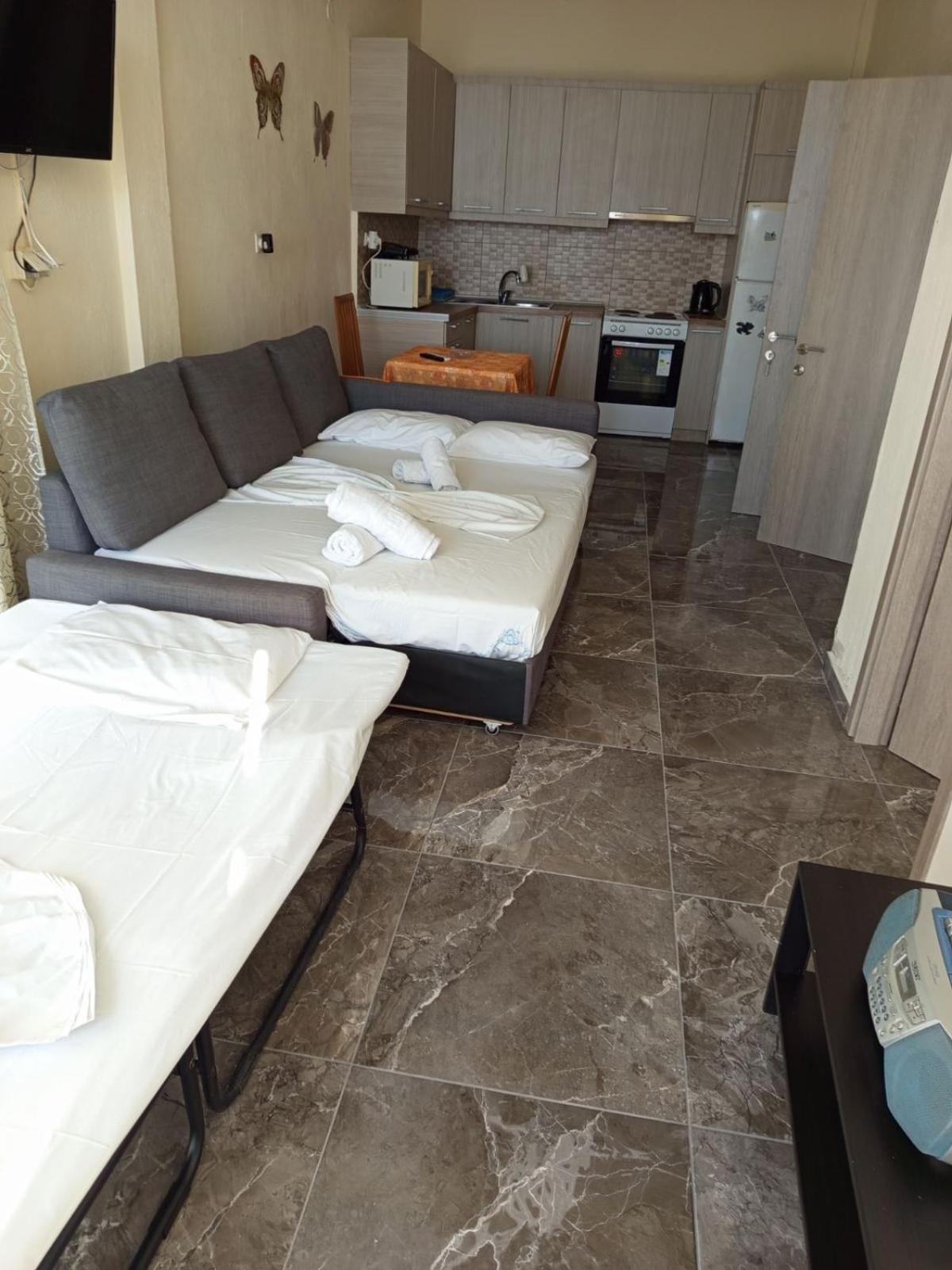 Beachfront Apartment Thassos Skála Kallirákhis Kültér fotó